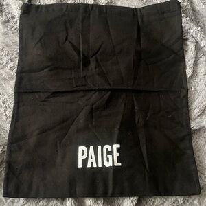 Paige Black Dust Bag